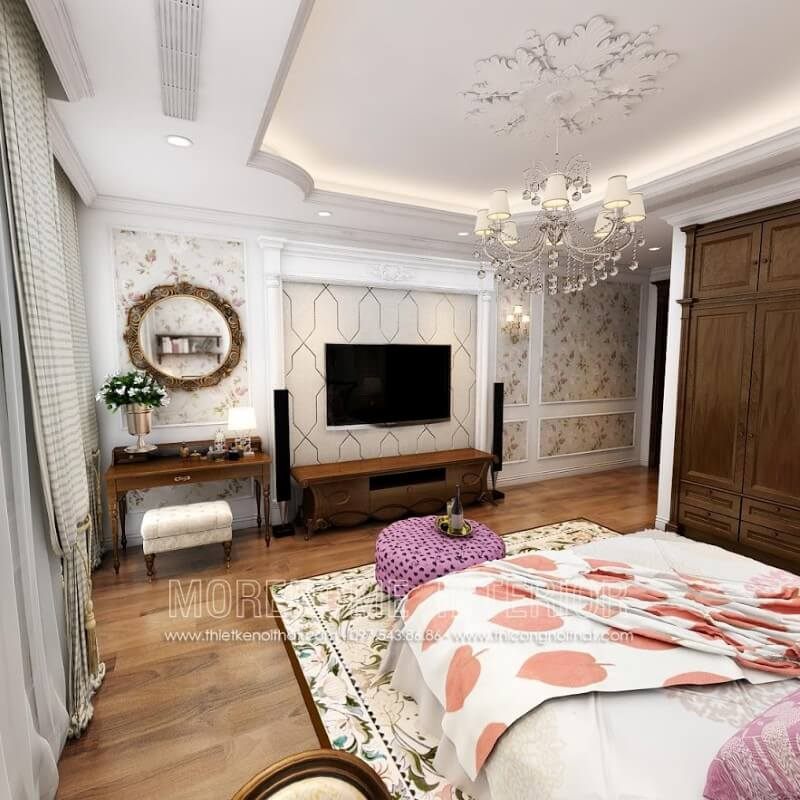 15 ++ Mẫu bàn trang điểm 3D đẹp, chất lượng cho thiết kế nhà chung cư